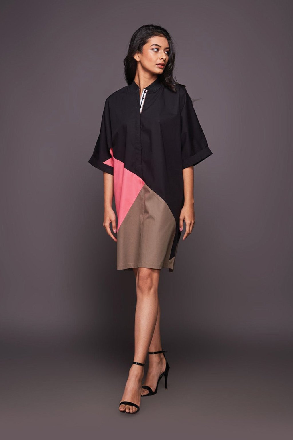 Colourblock Shift Dress