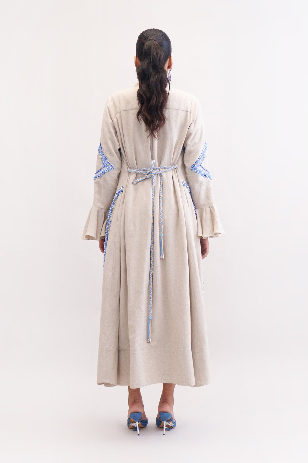 Antara Short Dress with Bouelvard Cape Set