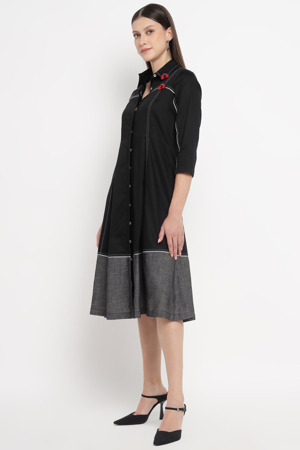 Madrid Denim Block Dress
