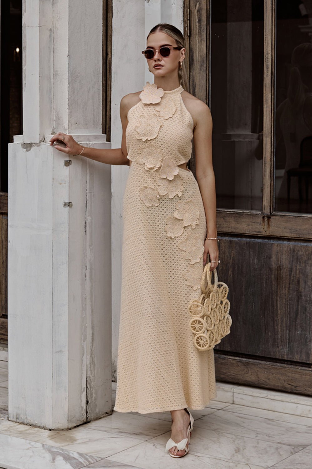 Crochet All About Flowers Maxi Dress