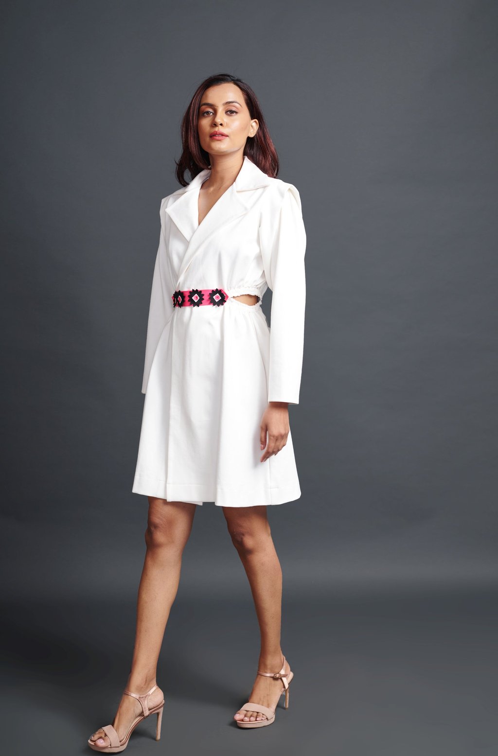 Jacket Dress with Belt