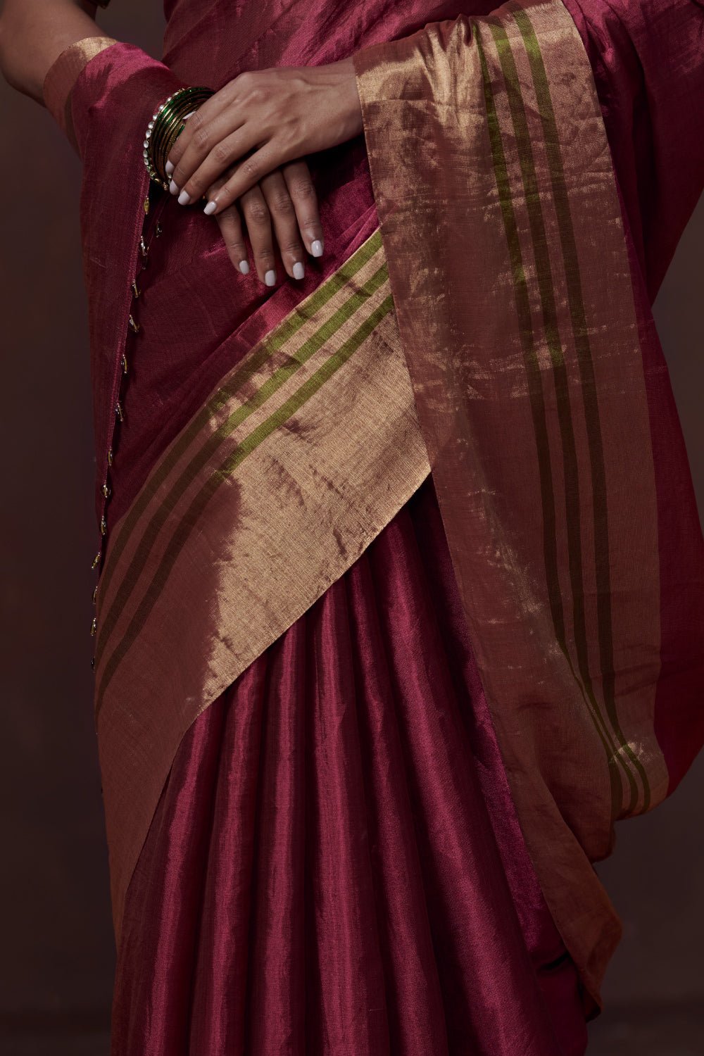 Bhama with Blouse Fabric