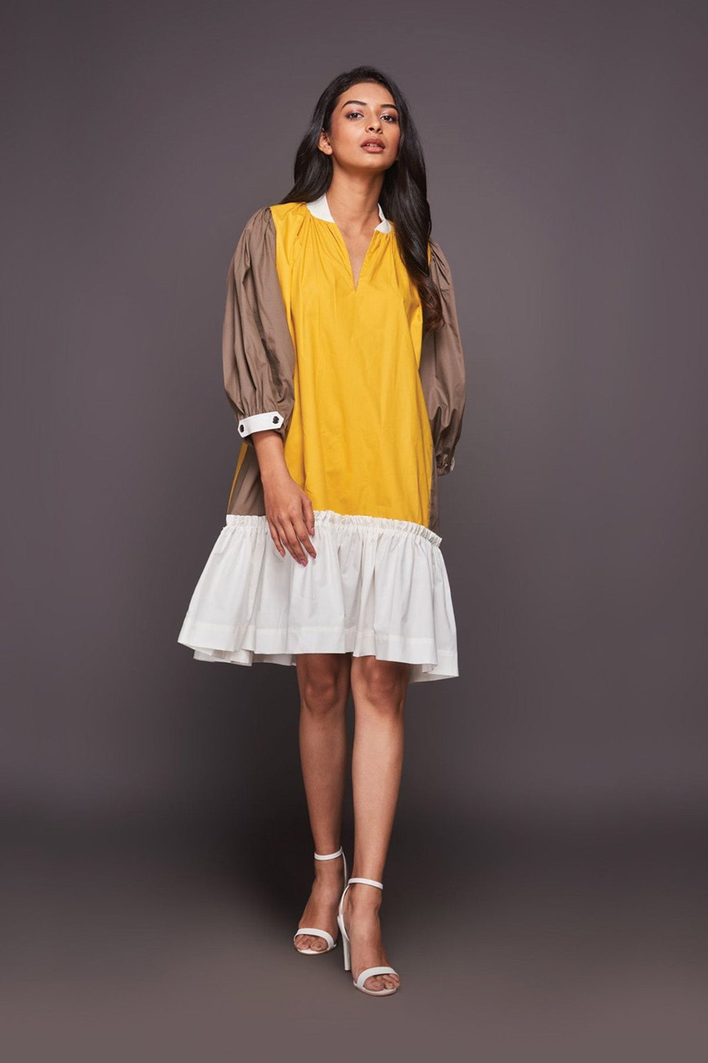 Pleated Hem Dress