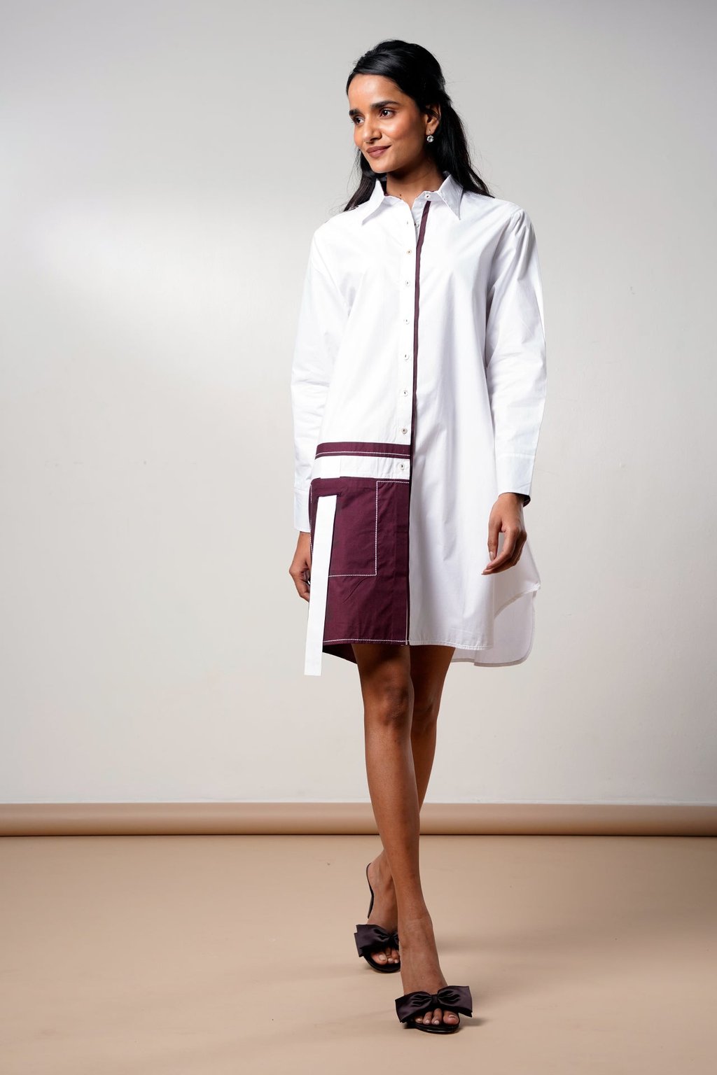 Nina Snow & Slush Short Dress