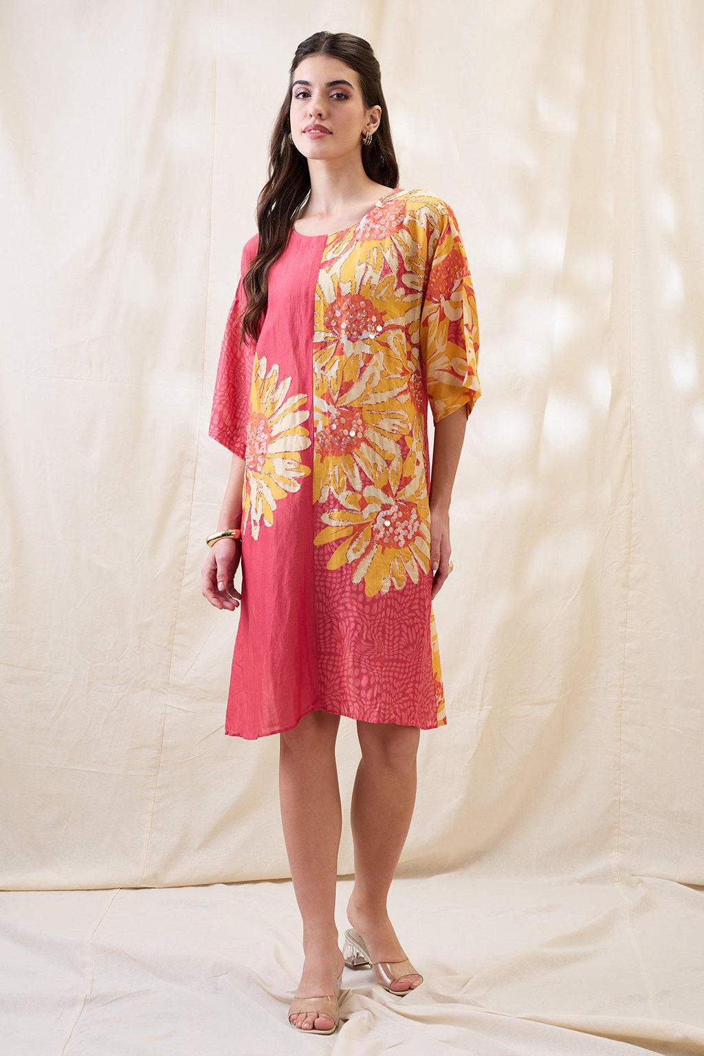 Ravya Embellished Boxy Dress