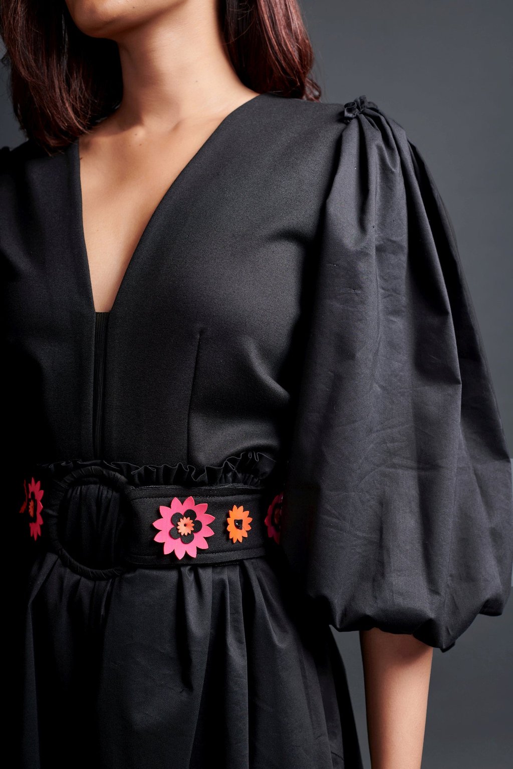Monochrome Jumpsuit with Belt