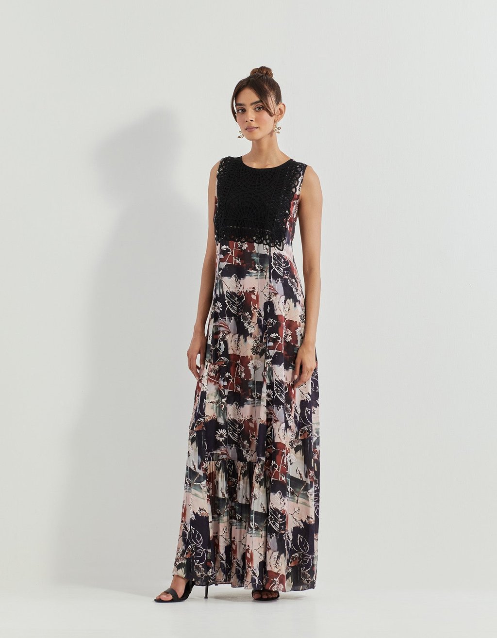 Black Dress in Modal Satin
