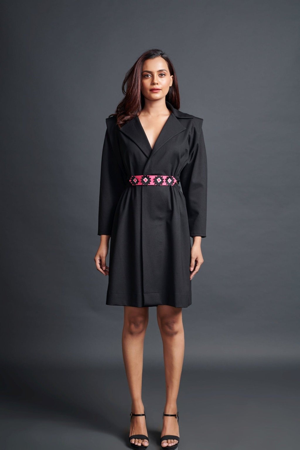 Jacket Dress with Belt