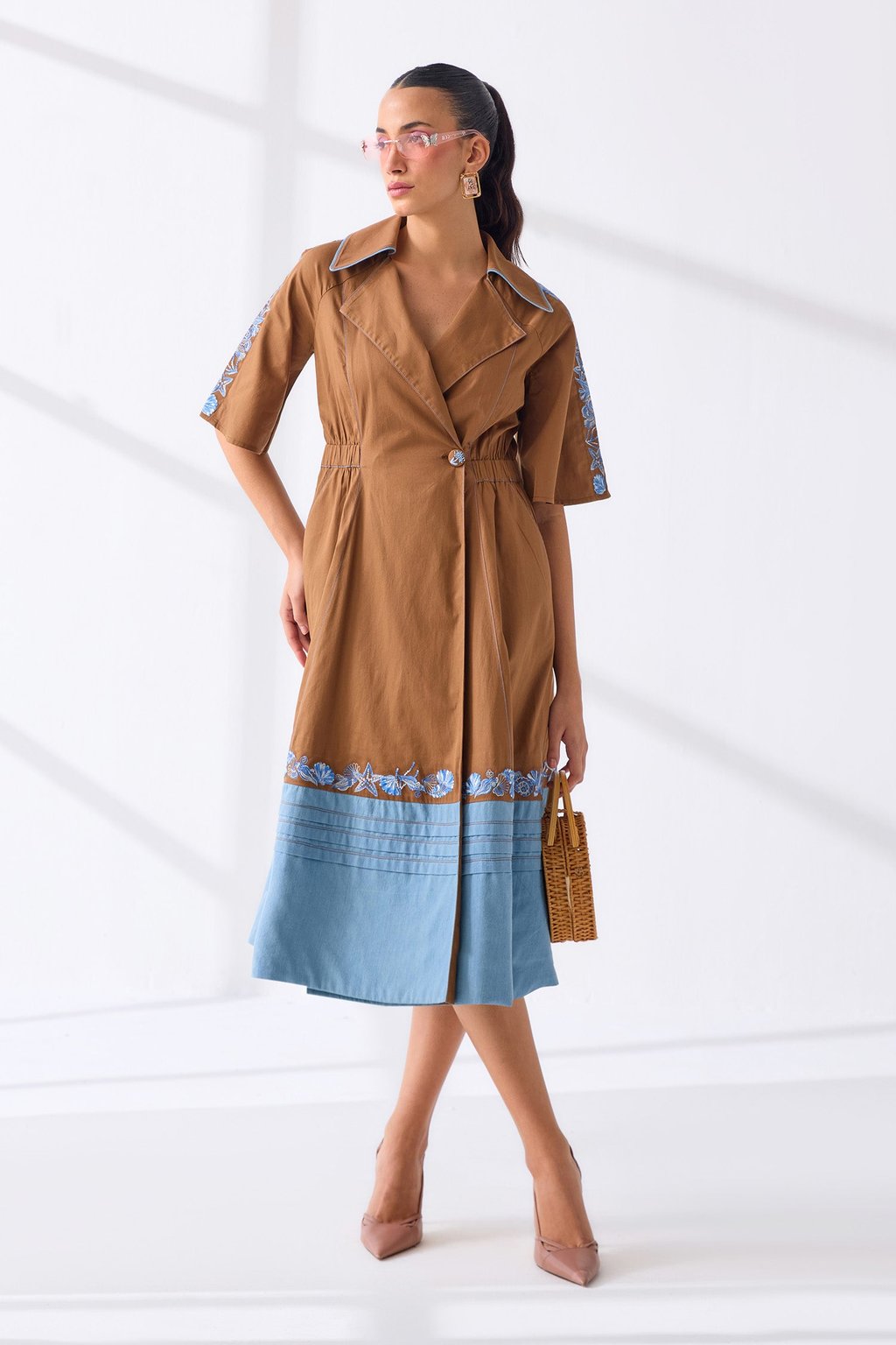 Melinda Dress Tan