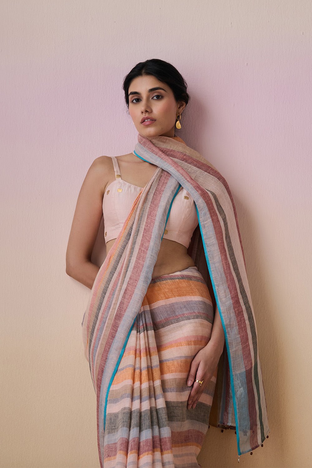 Tarana - Blue, Orange & Rust