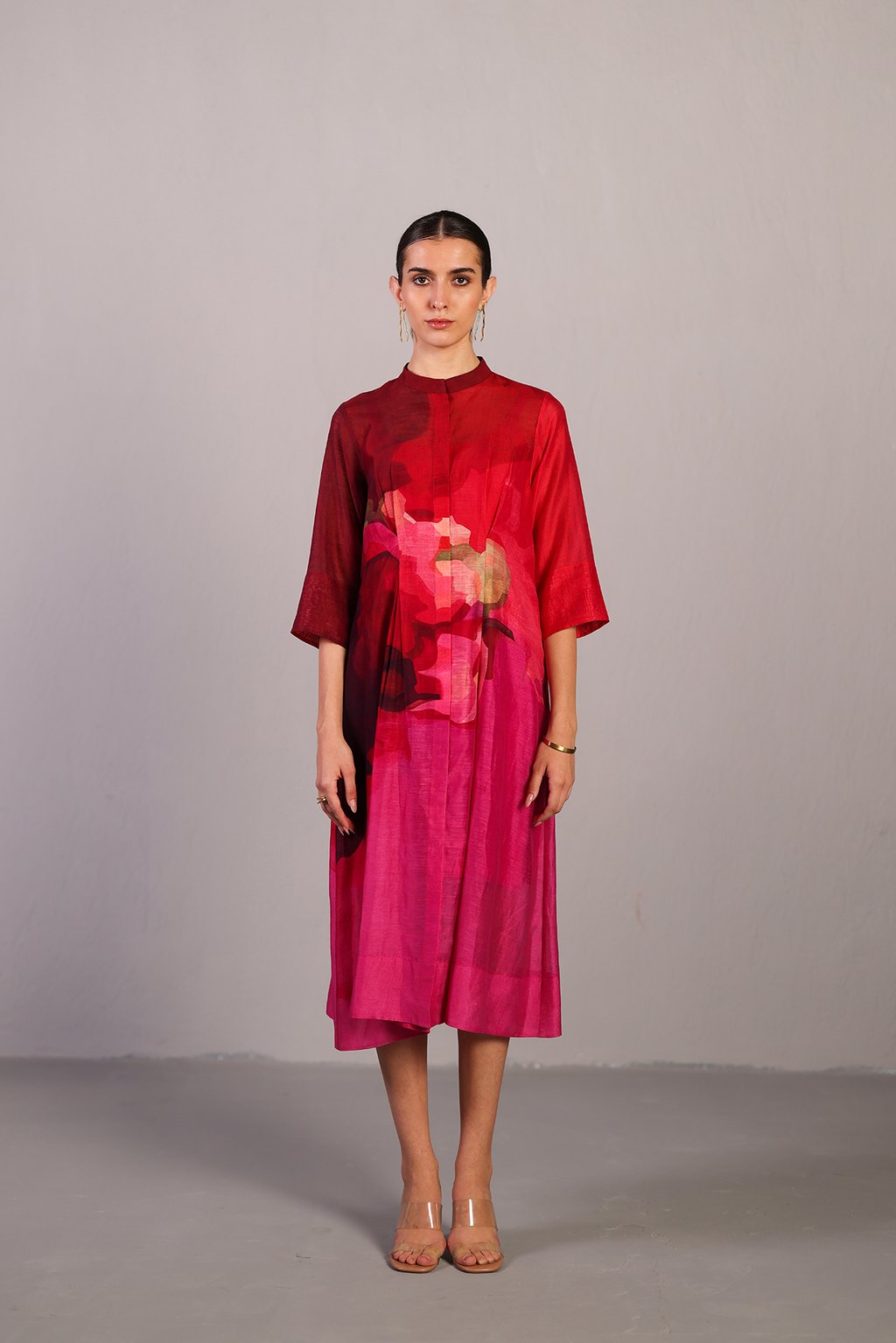 Diffuse Fuchsia Pink Dress