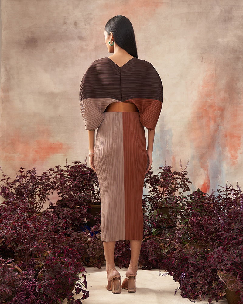 Colorblock Plzz Maxi Dress
