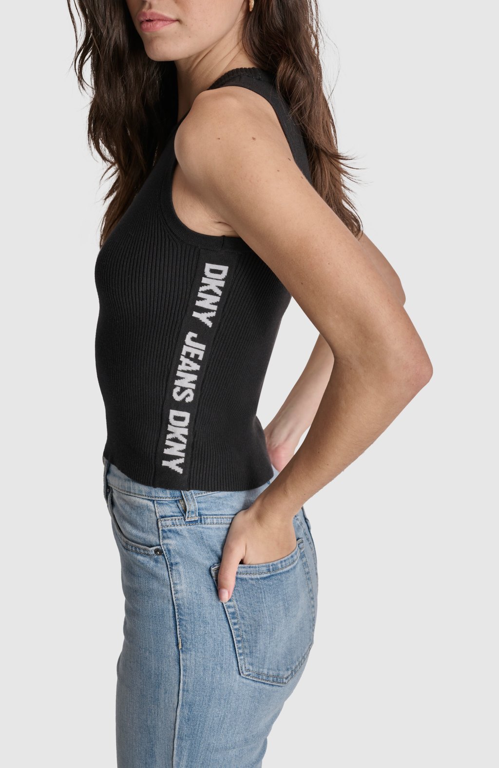 Tank Top with Logo Taping