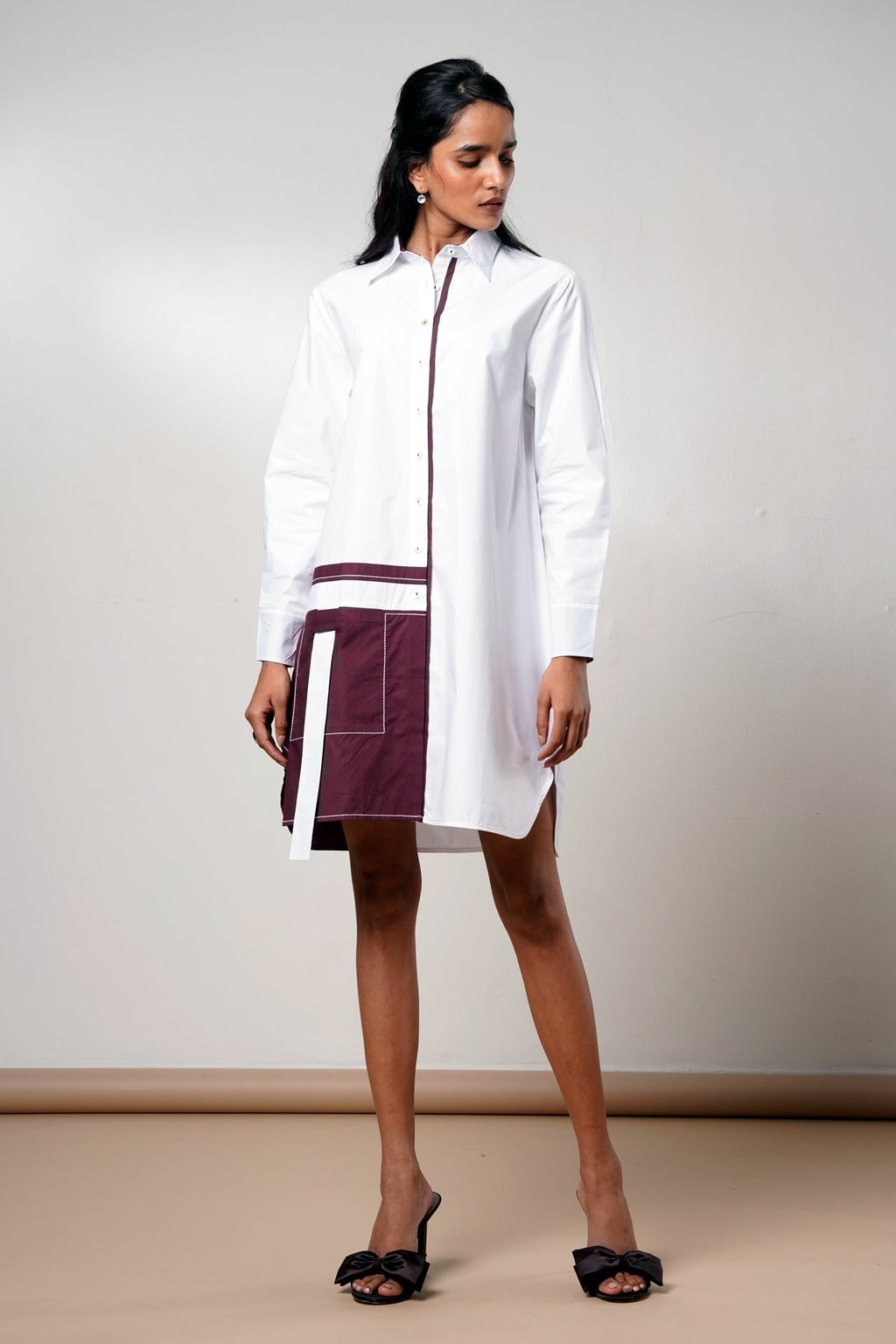 Nina Snow & Slush Short Dress