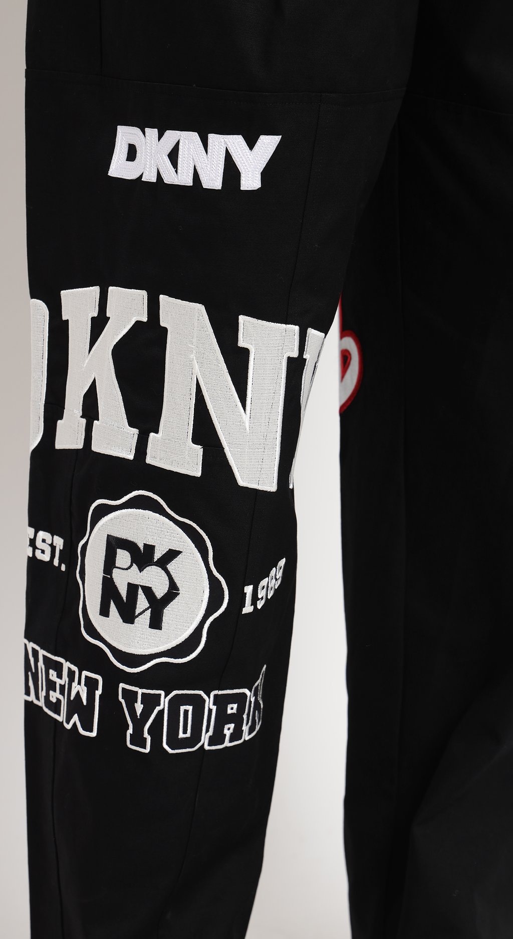 Heart of Ny Trousers with Patch & Embroidery
