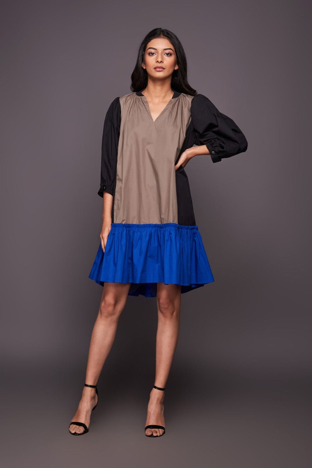 Pleated Hem Dress