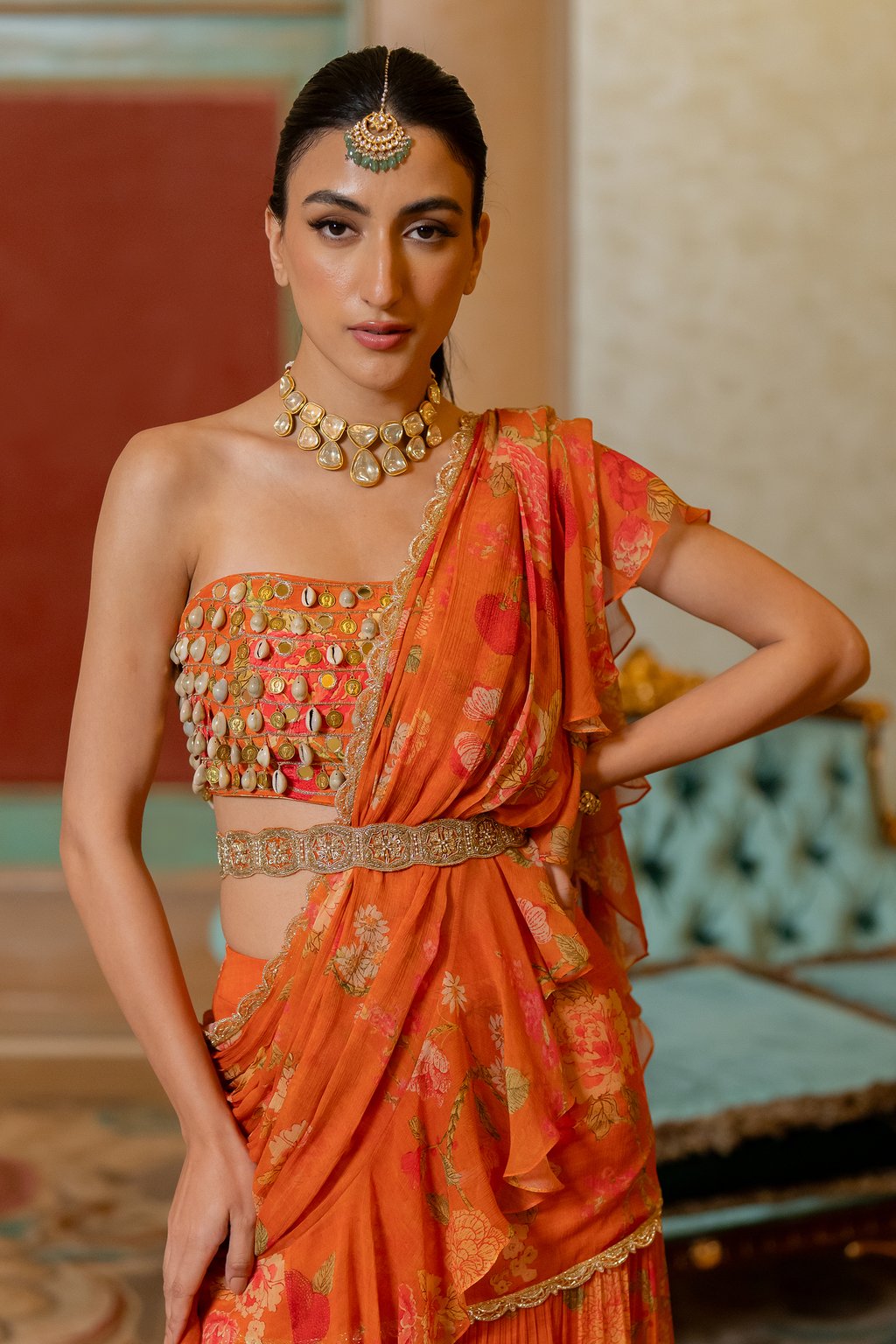 Zaisha Saree Set
