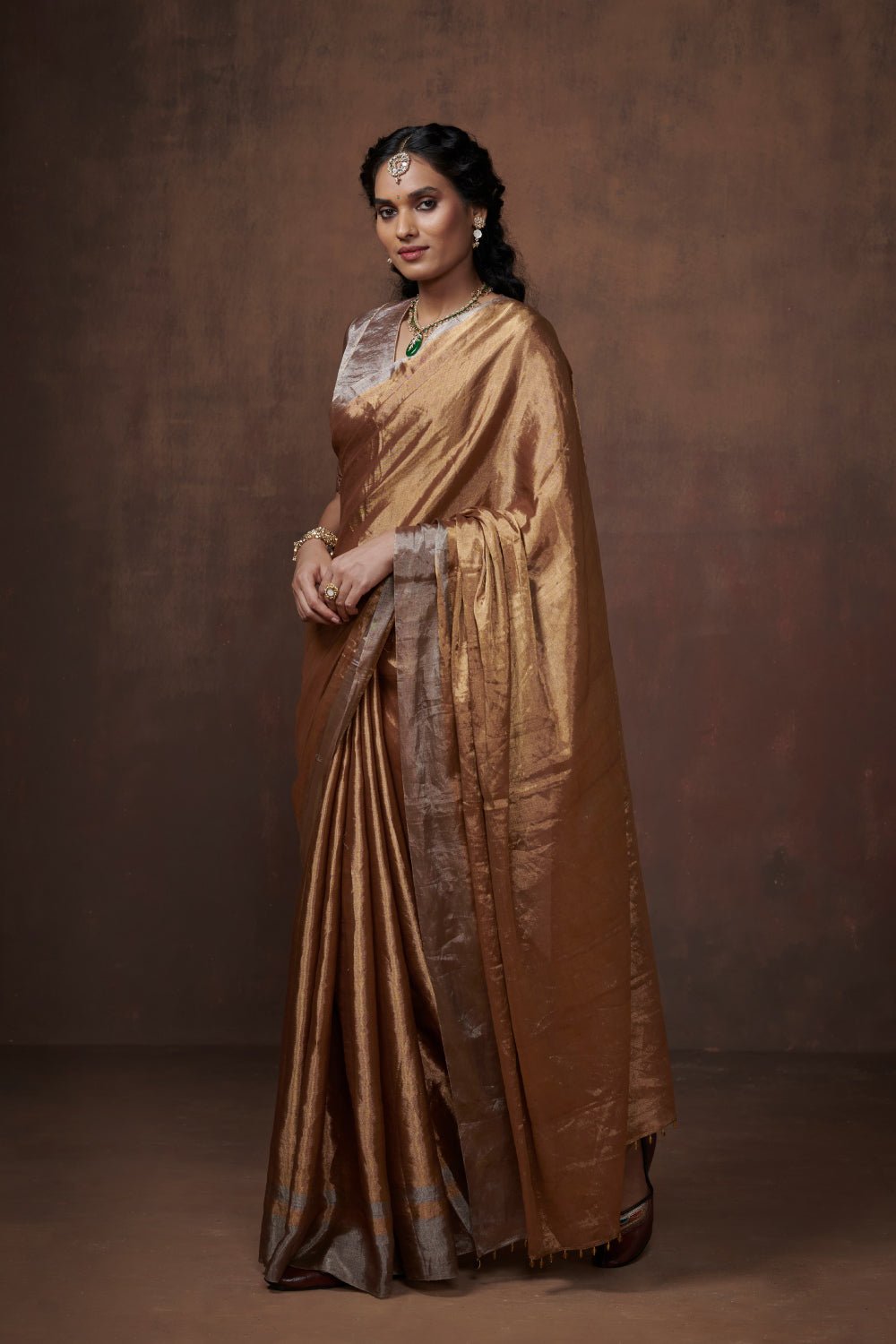 Sonam with Blouse Fabric