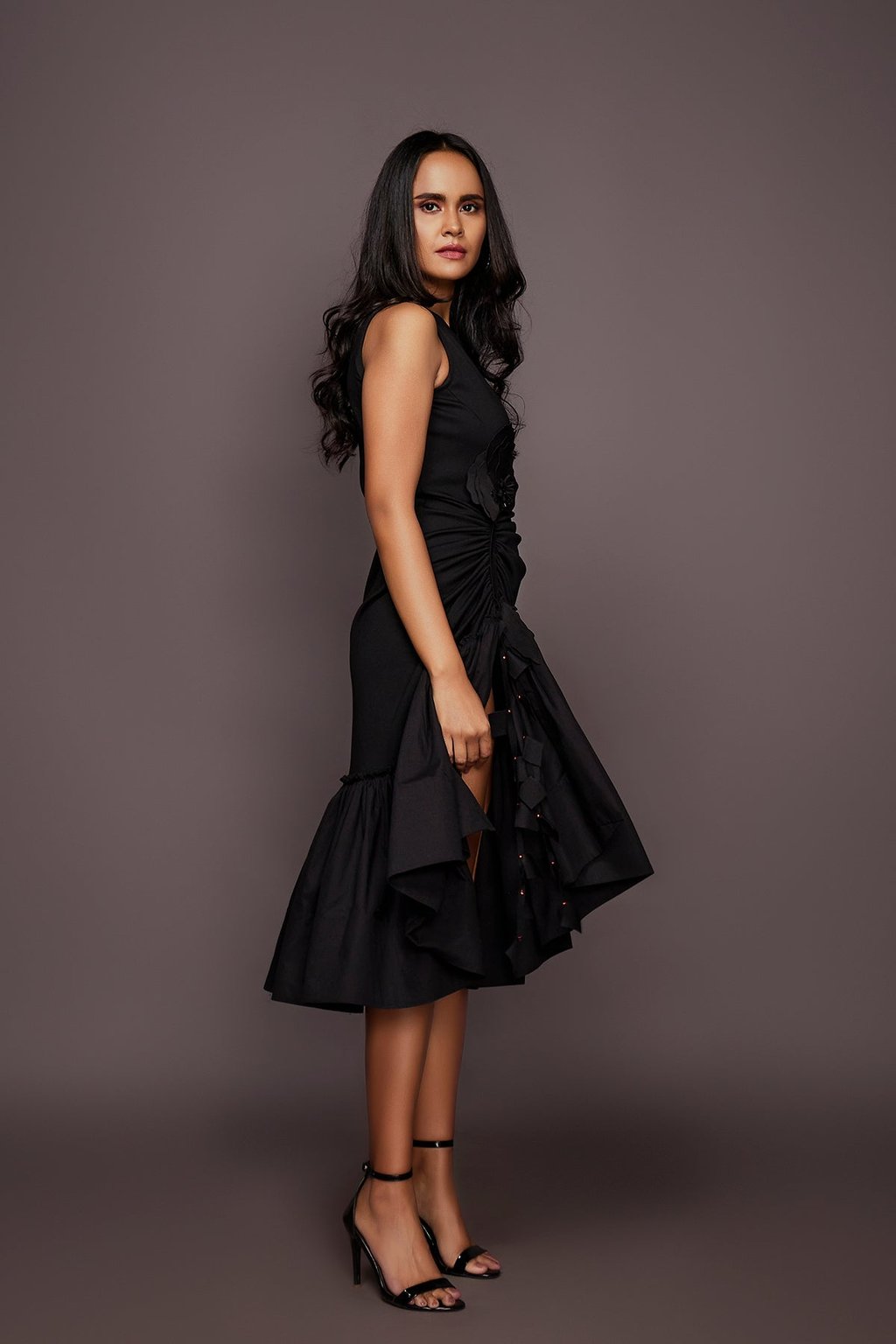 Dress with Embroidered Flower
