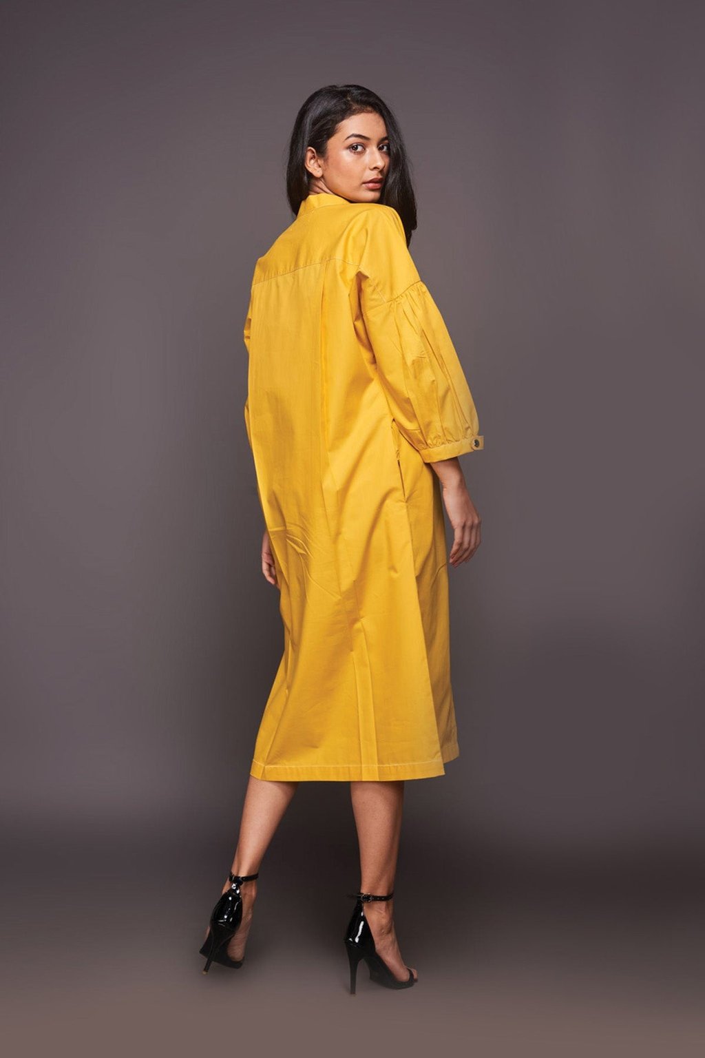 Asymmetric Shirt Dress
