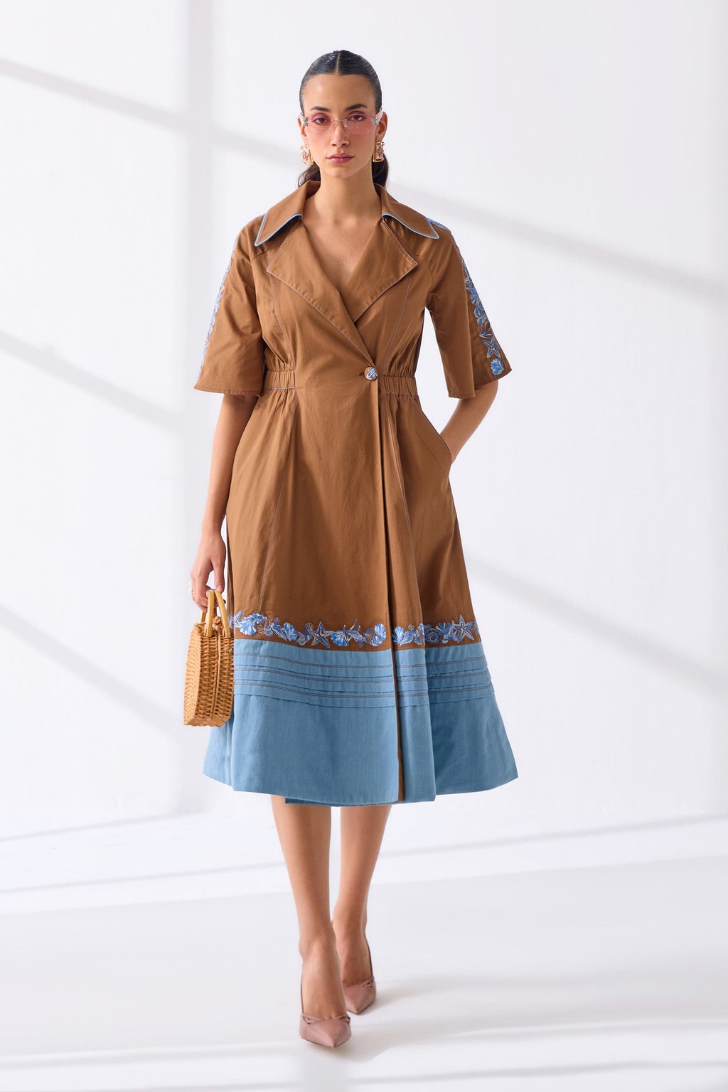 Melinda Dress Tan