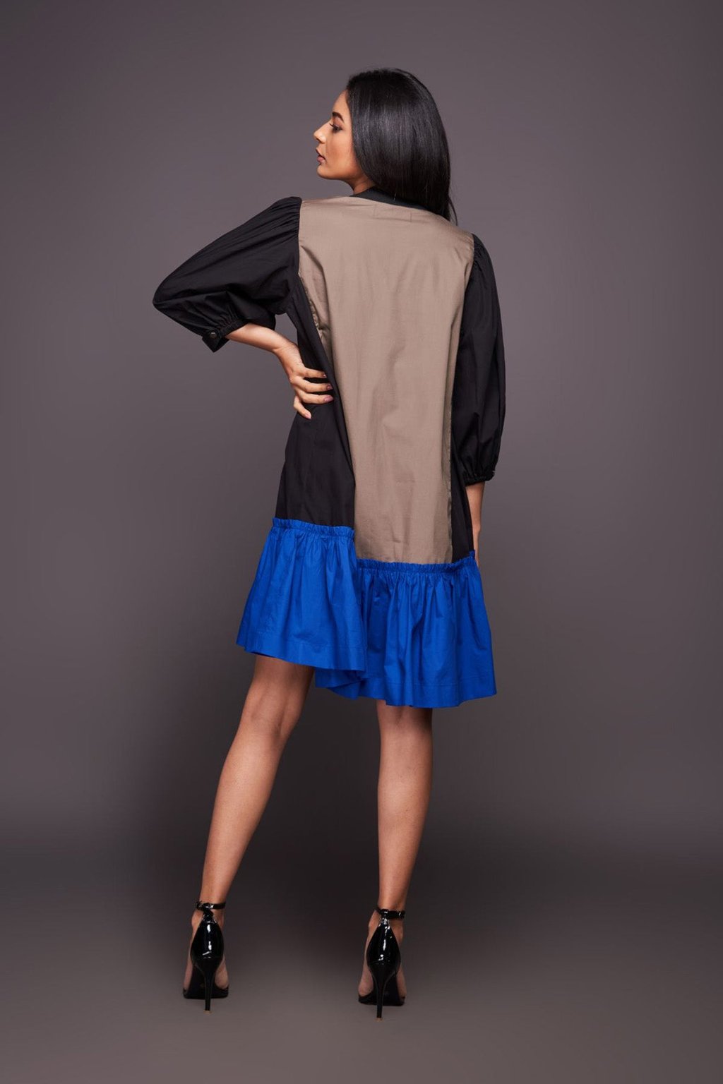 Pleated Hem Dress