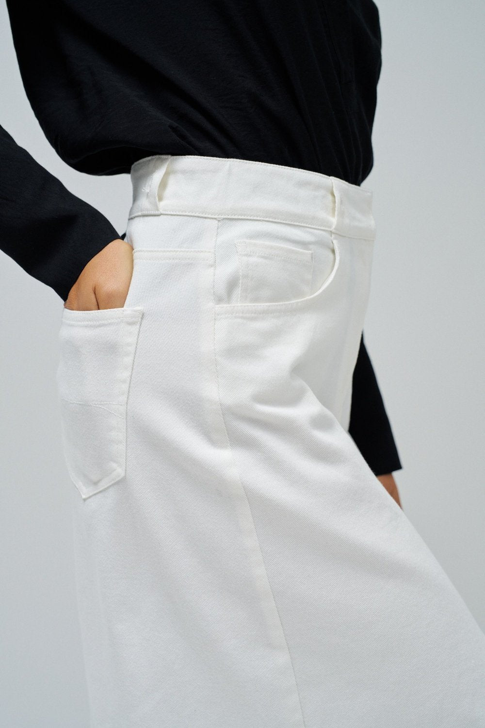 True White Skirt