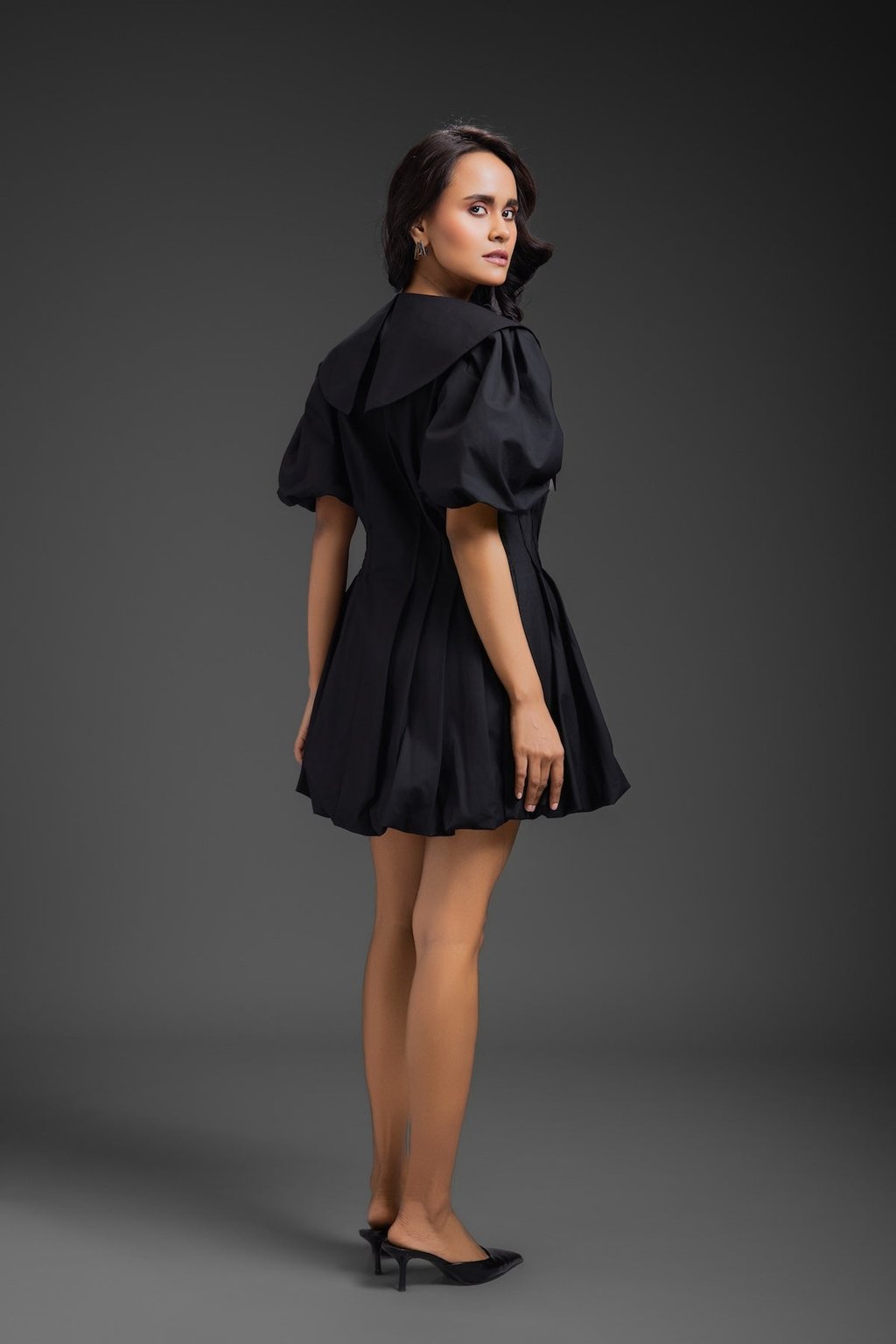 Bubble Dress with Sailor Collar Detailing