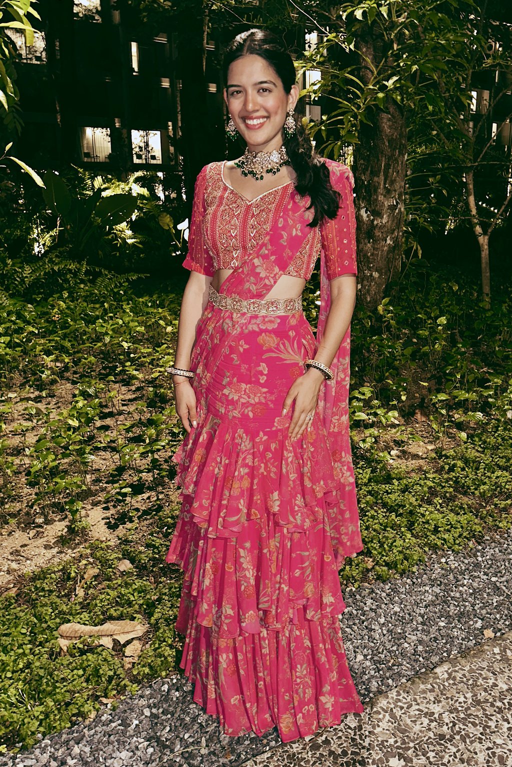 Shivani Bafna in the Tara Saree Set
