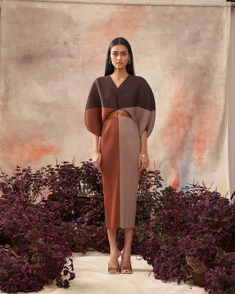 Colorblock Plzz Maxi Dress