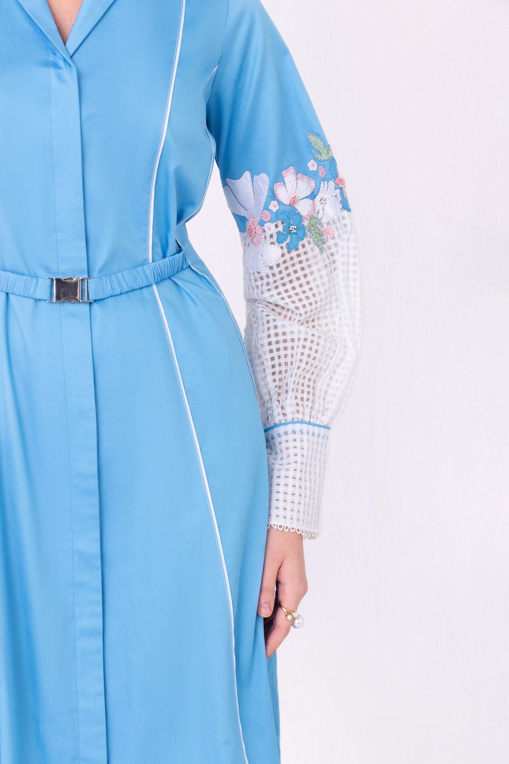Felina Midi Dress Sky Blue