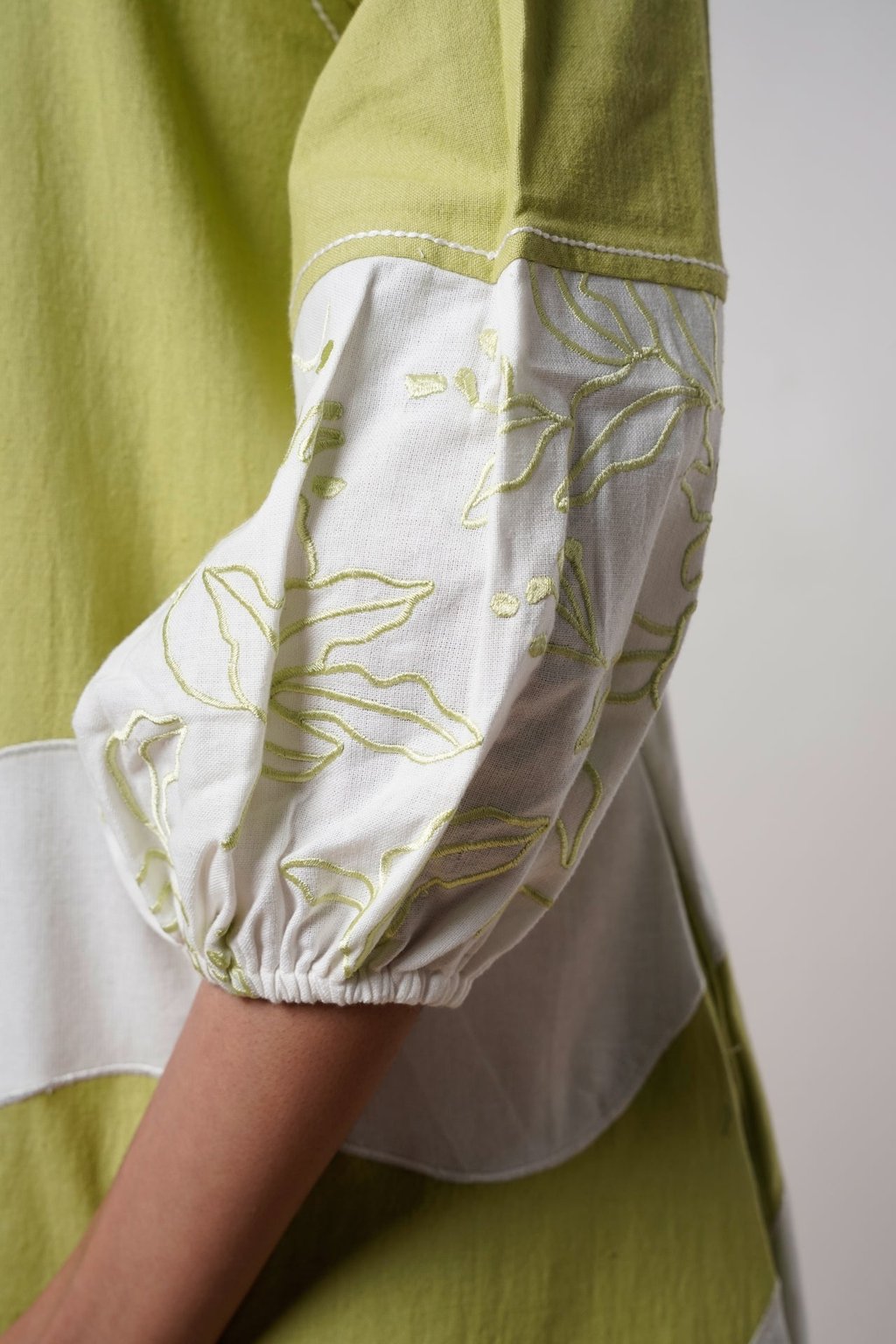 Hope Olive Bloom Short Dress