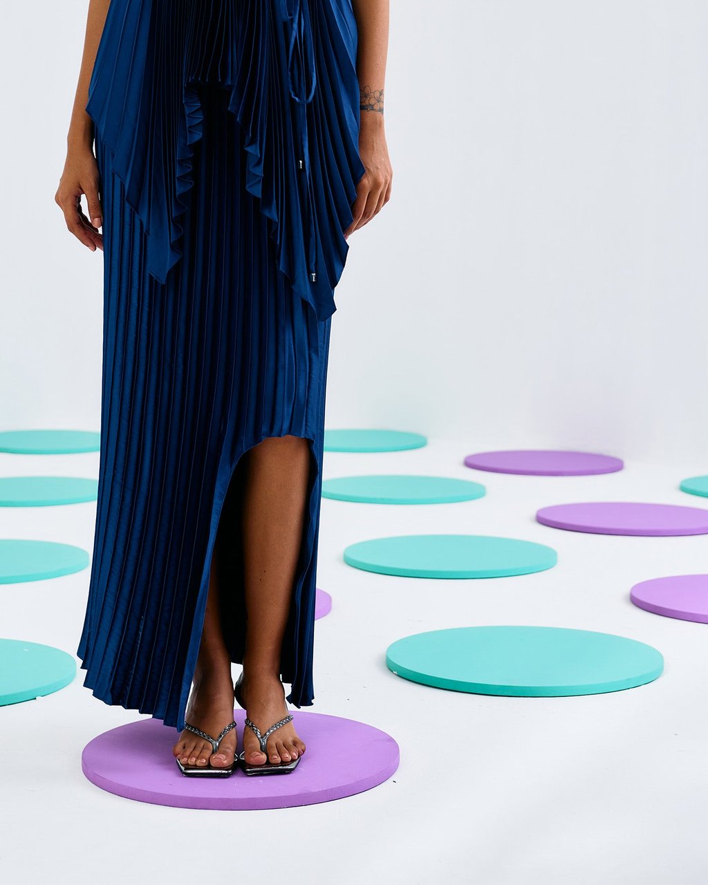 Pleated Mermaid Skirt