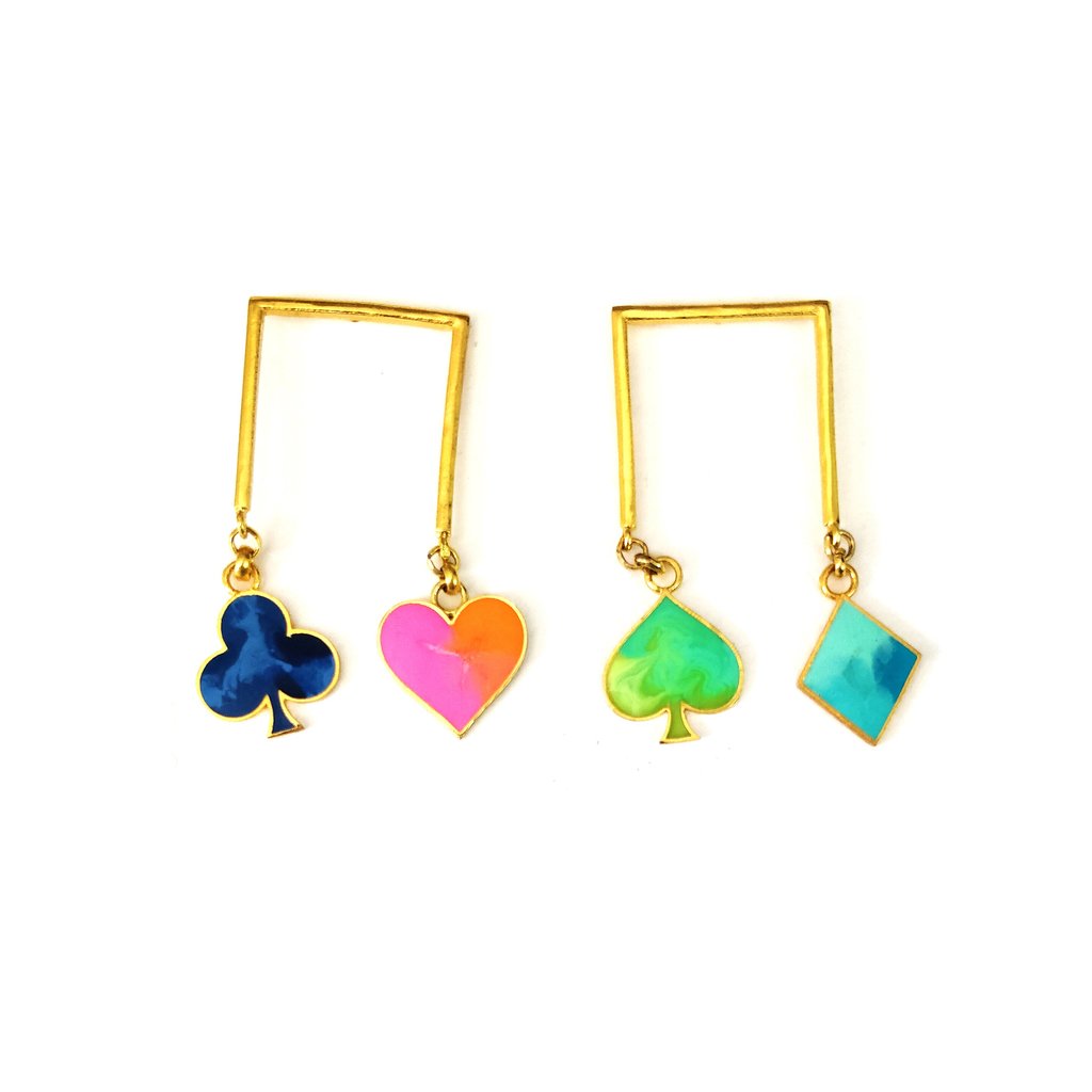 Game of Cards Earrings