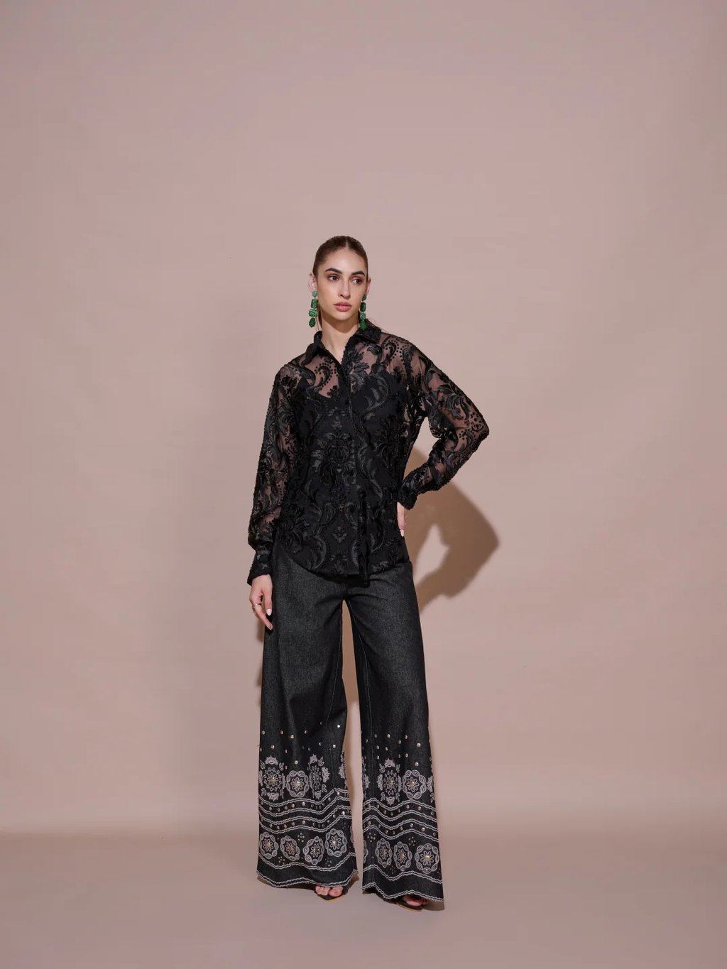 Julie Jacquard Shirt