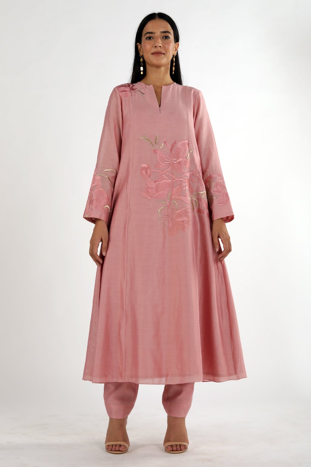Ira - Panelled A-Line Kurta Set