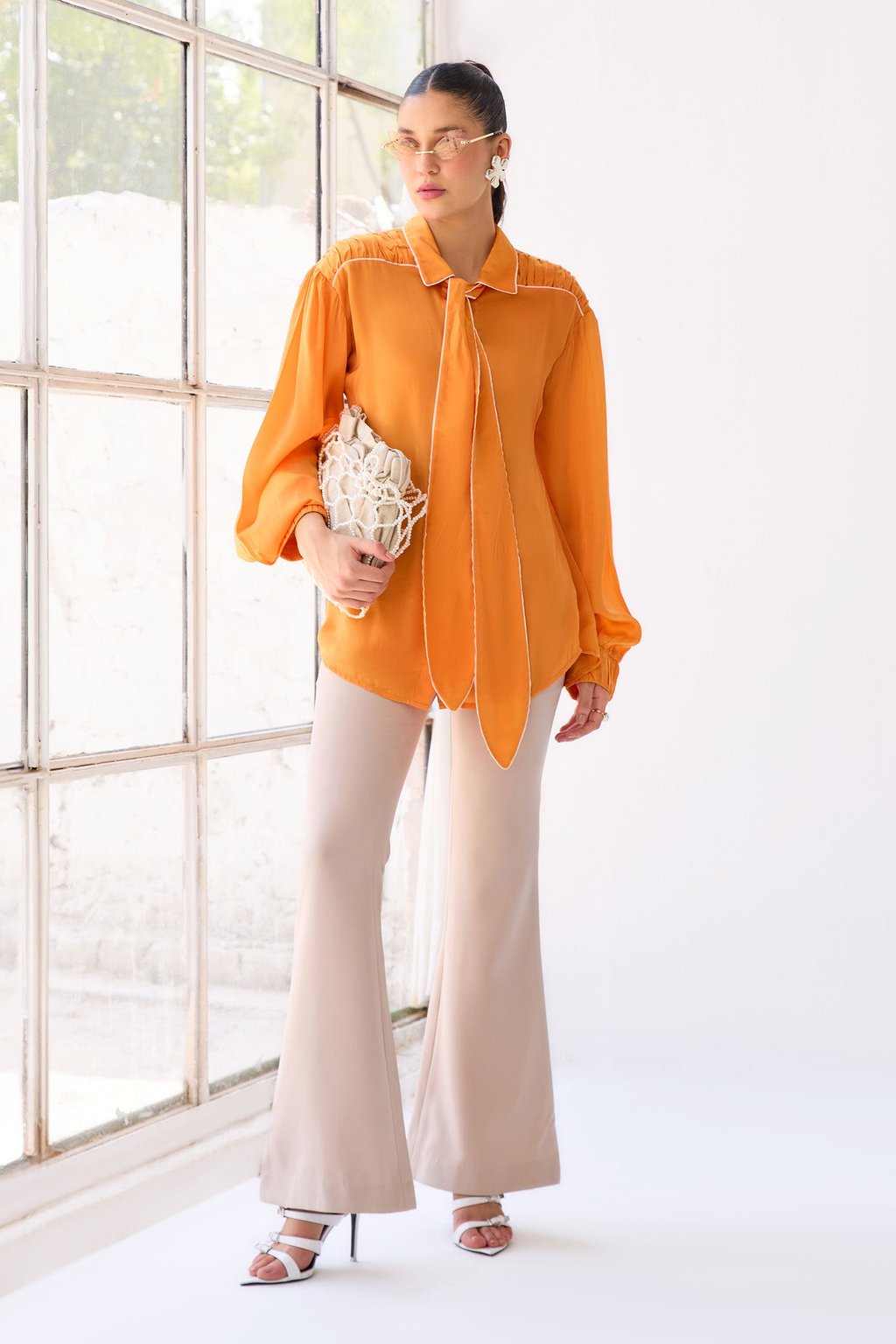 Sunset Orange Top