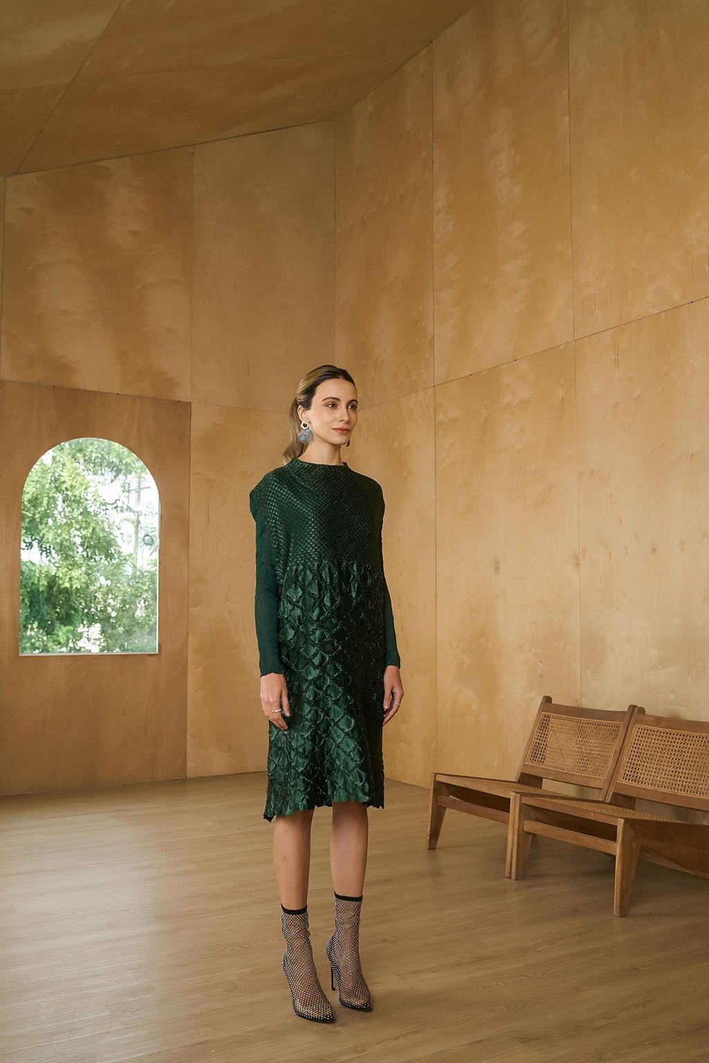 Mermaid Textured Dress