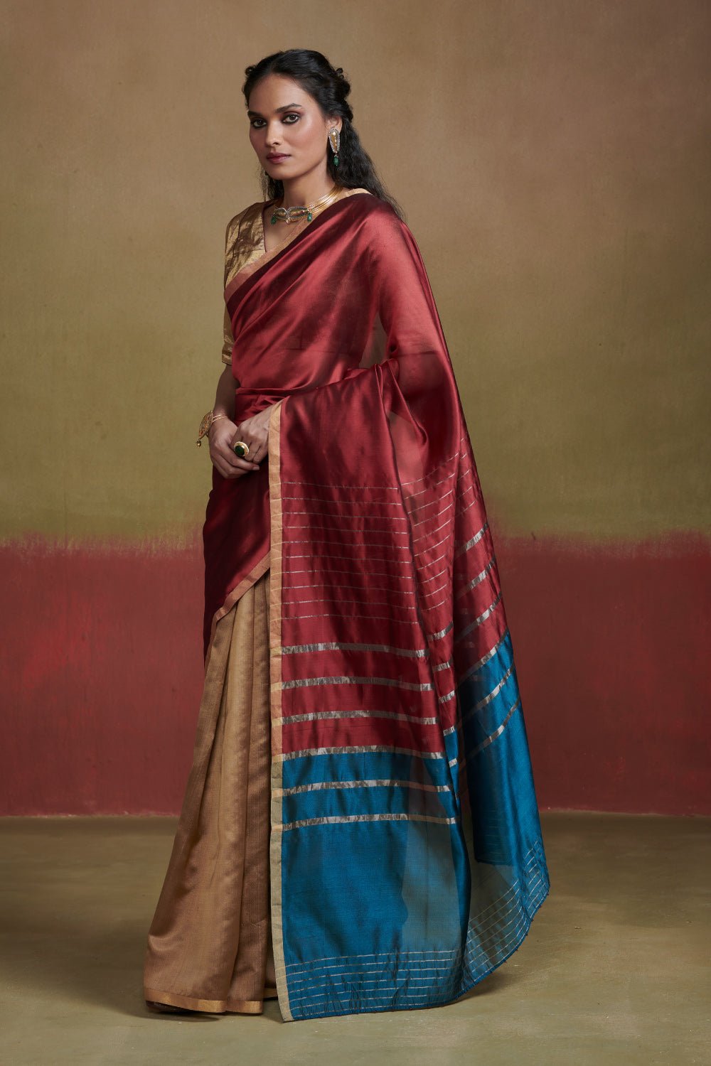 Sahiba with Blouse Fabric