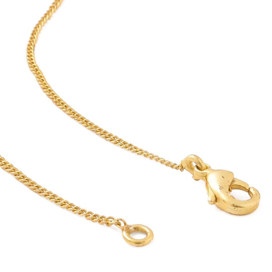 Step Lattice Neck Chain - Orange