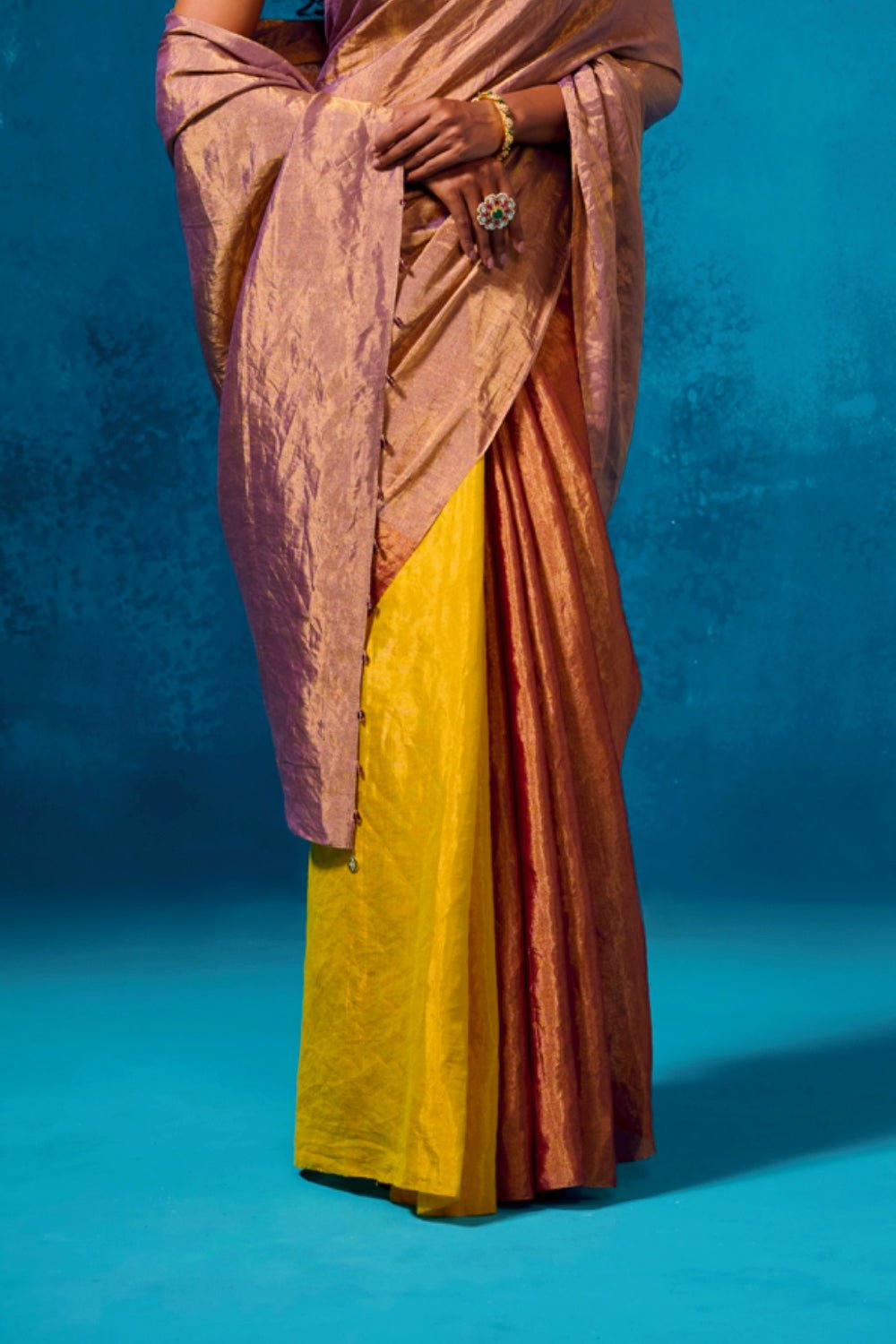 Jyotsna with Blouse Fabric