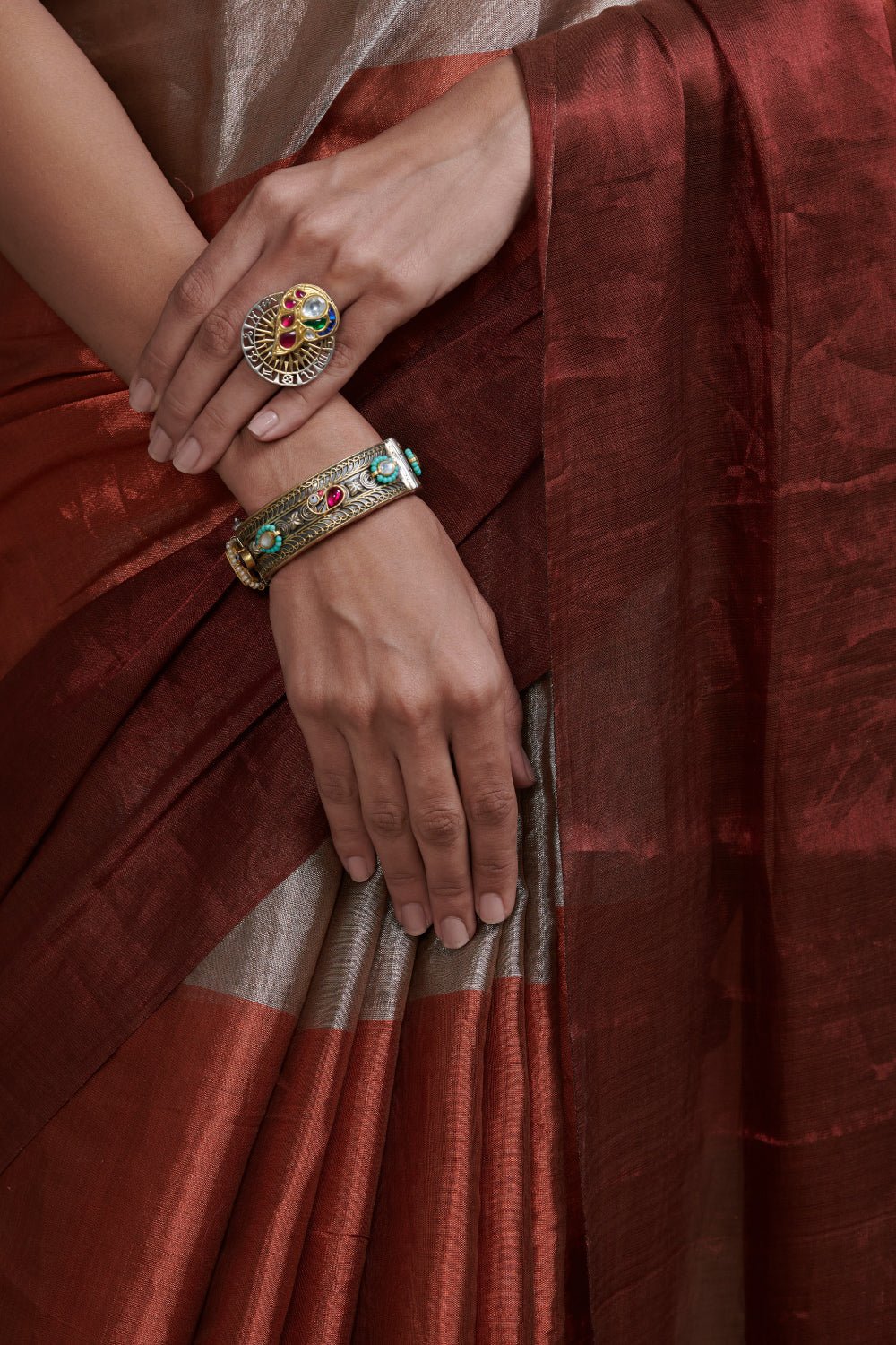 Mirza with Blouse Fabric