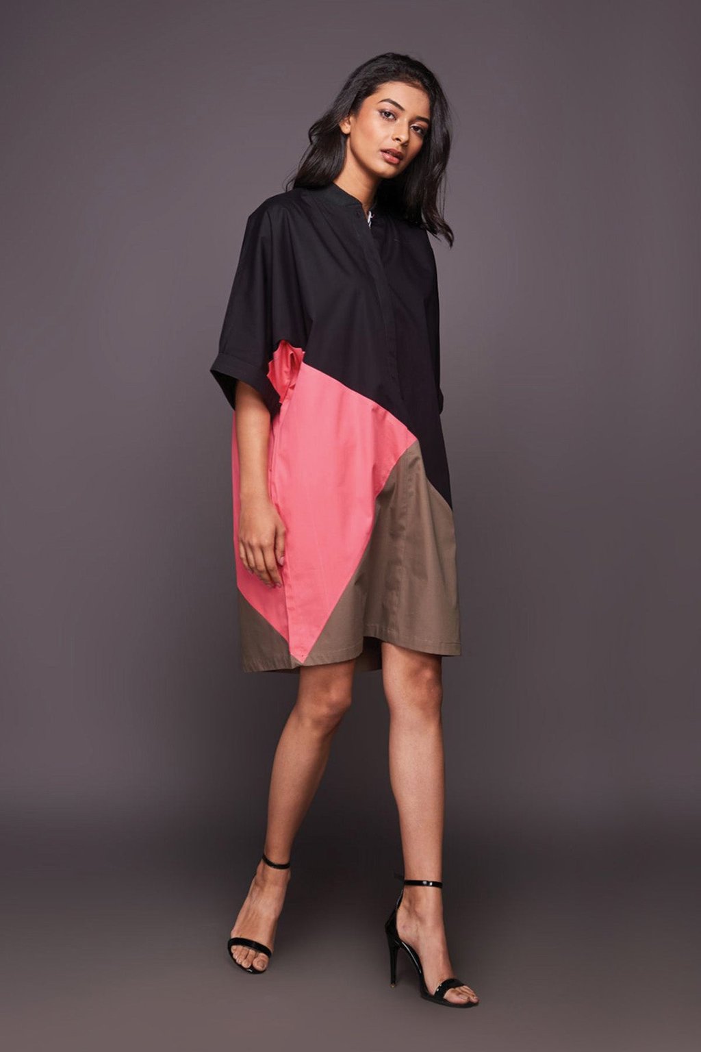 Colourblock Shift Dress