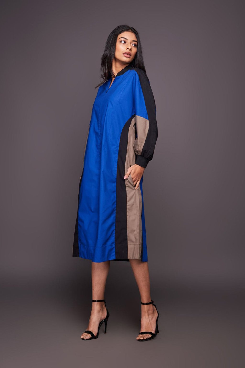 Waist Tapered Dress