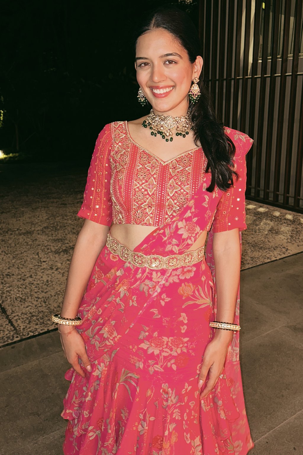 Shivani Bafna in the Tara Saree Set