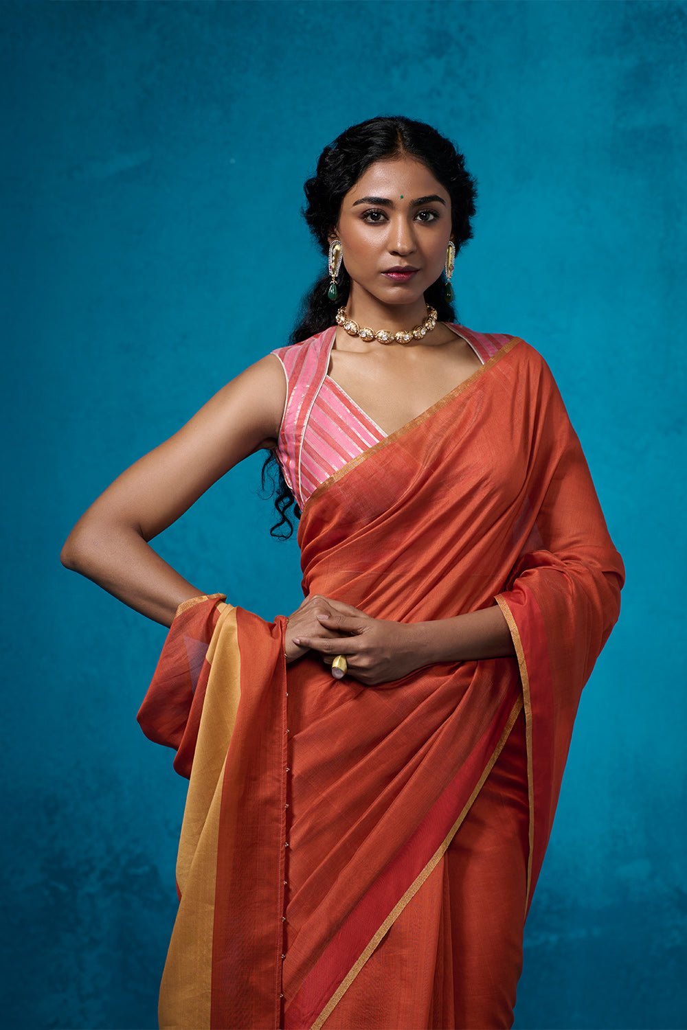 Aarzoo with Blouse Fabric