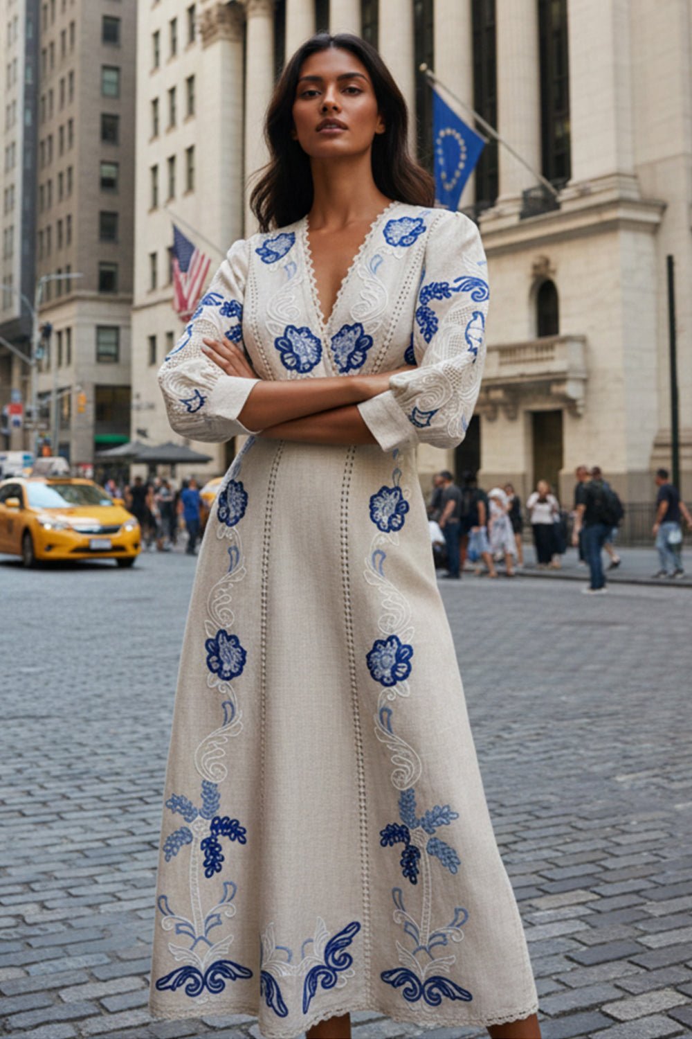 Bird Paradise Midi Dress