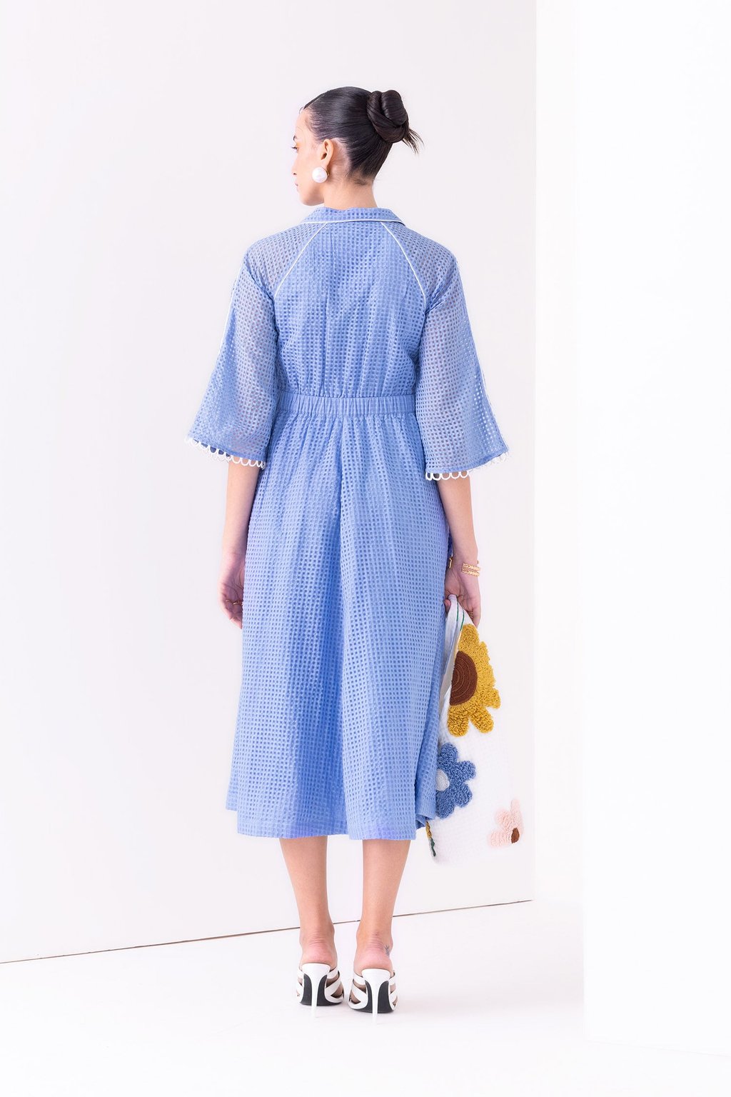 Juliet Dress Midi Blueberry