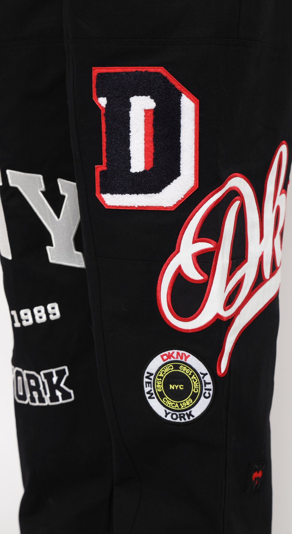 Heart of Ny Trousers with Patch & Embroidery