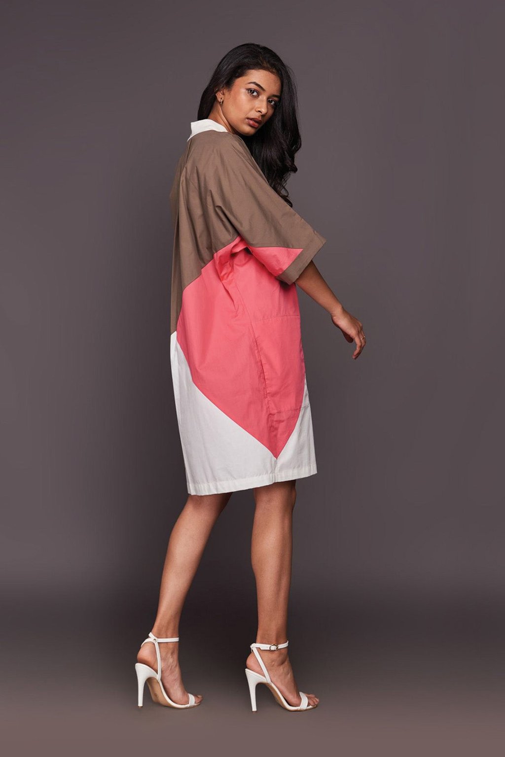 Colourblock Shift Dress